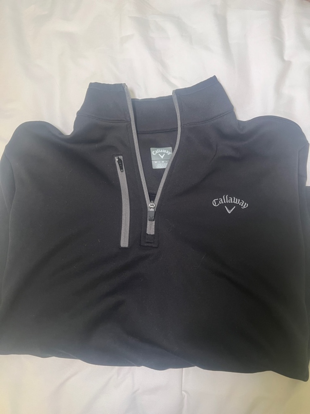 Callaway Black Pullover with Gray Trim